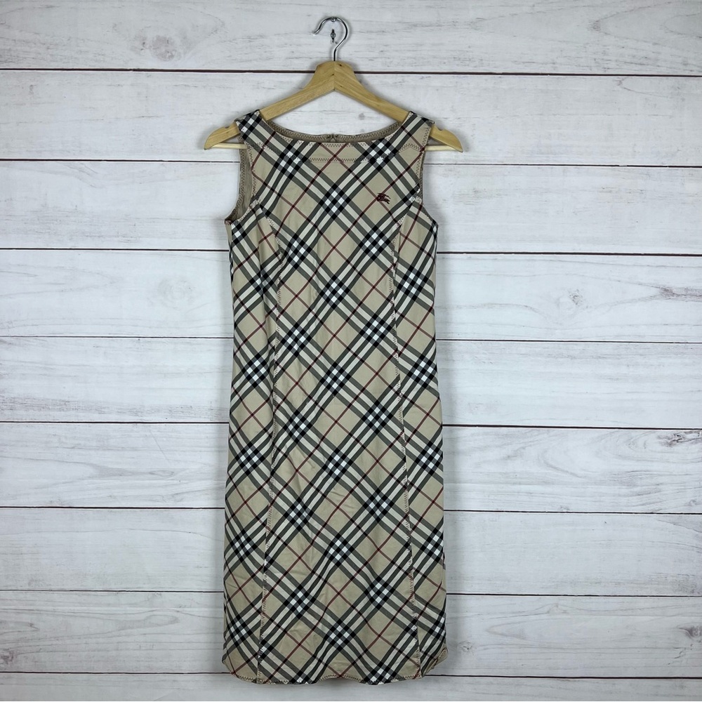 Burberry Blue Label Nova Check Dress Size 36 Small